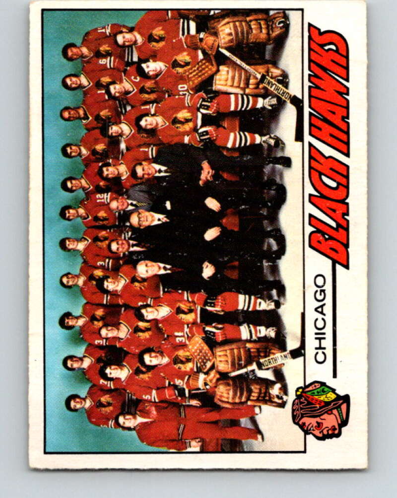 1977-78 O-Pee-Chee #74 Chicago Blackhawks  Chicago Blackhawks  V13424