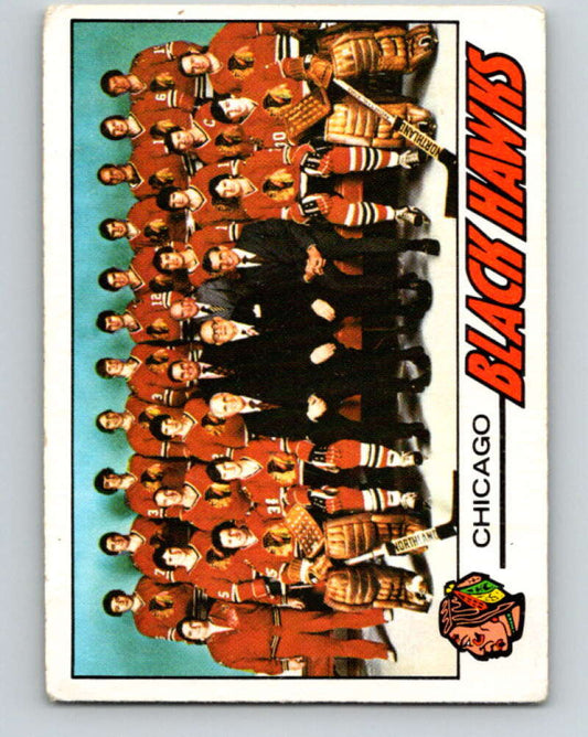 1977-78 O-Pee-Chee #74 Chicago Blackhawks  Chicago Blackhawks  V13425