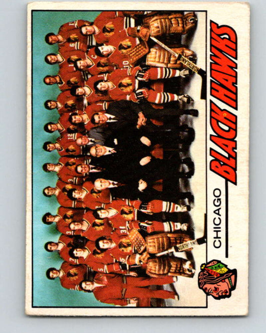 1977-78 O-Pee-Chee #74 Chicago Blackhawks  Chicago Blackhawks  V13426