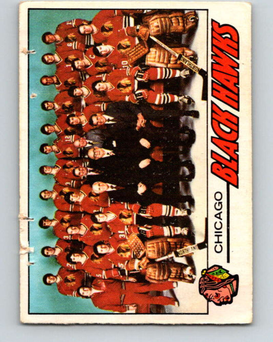 1977-78 O-Pee-Chee #74 Chicago Blackhawks  Chicago Blackhawks  V13427