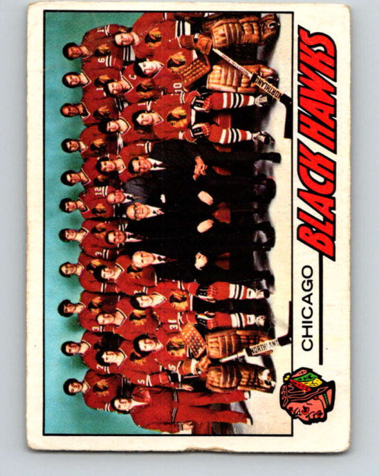 1977-78 O-Pee-Chee #74 Chicago Blackhawks  Chicago Blackhawks  V13429