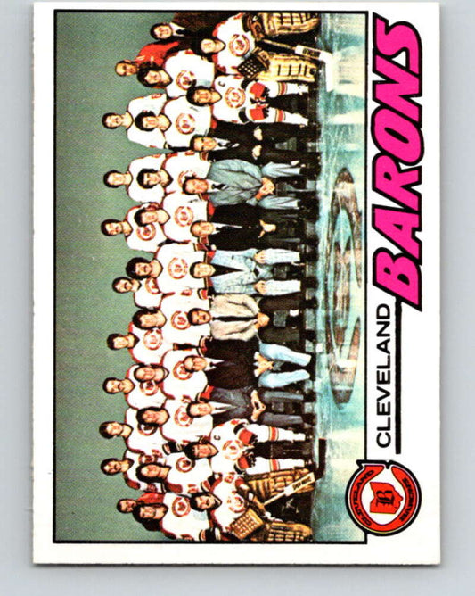 1977-78 O-Pee-Chee #75 Cleveland Barons Team  Cleveland Barons  V13433