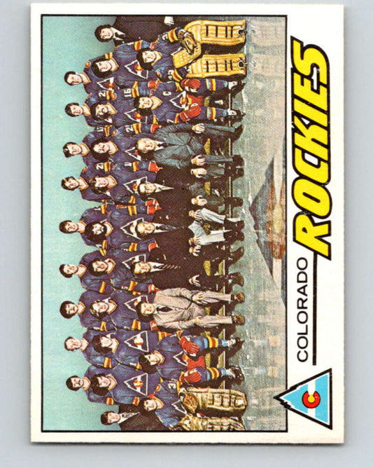 1977-78 O-Pee-Chee #76 Rockies Team  Colorado Rockies  V13438