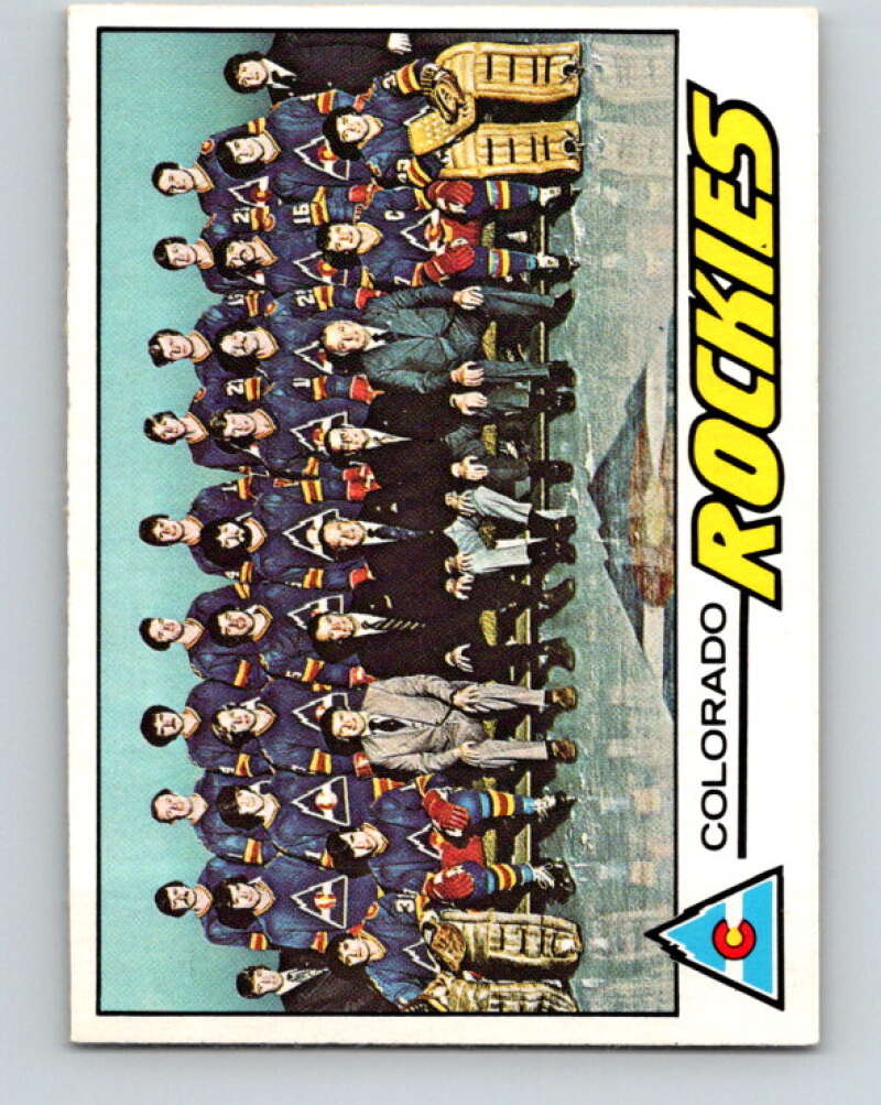 1977-78 O-Pee-Chee #76 Rockies Team  Colorado Rockies  V13439