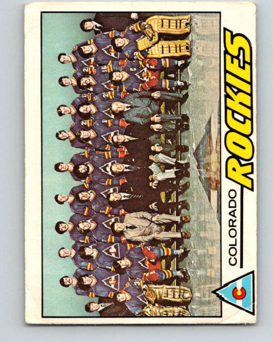 1977-78 O-Pee-Chee #76 Rockies Team  Colorado Rockies  V13440