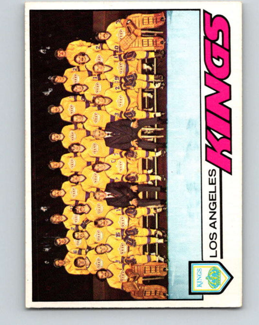 1977-78 O-Pee-Chee #78 Kings Team  Los Angeles Kings  V13446