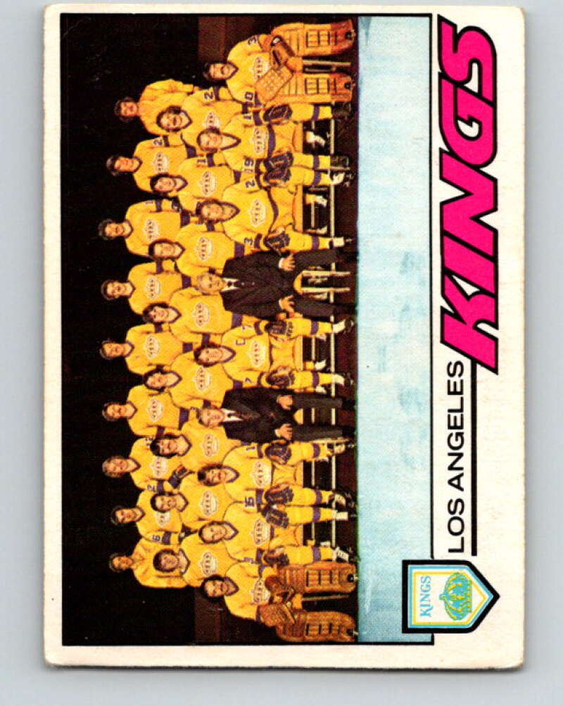 1977-78 O-Pee-Chee #78 Kings Team  Los Angeles Kings  V13447