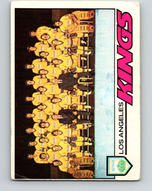 1977-78 O-Pee-Chee #78 Kings Team  Los Angeles Kings  V13450