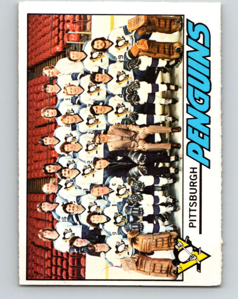 1977-78 O-Pee-Chee #84 Penguins Team  Pittsburgh Penguins  V13472