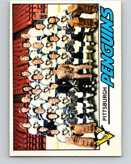 1977-78 O-Pee-Chee #84 Penguins Team  Pittsburgh Penguins  V13473