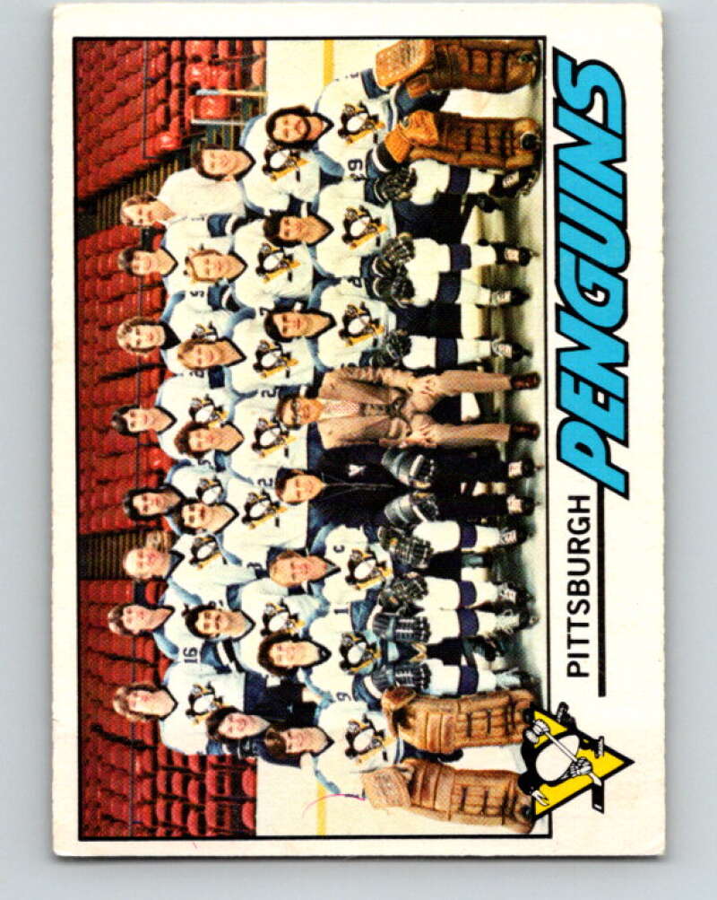 1977-78 O-Pee-Chee #84 Penguins Team  Pittsburgh Penguins  V13474