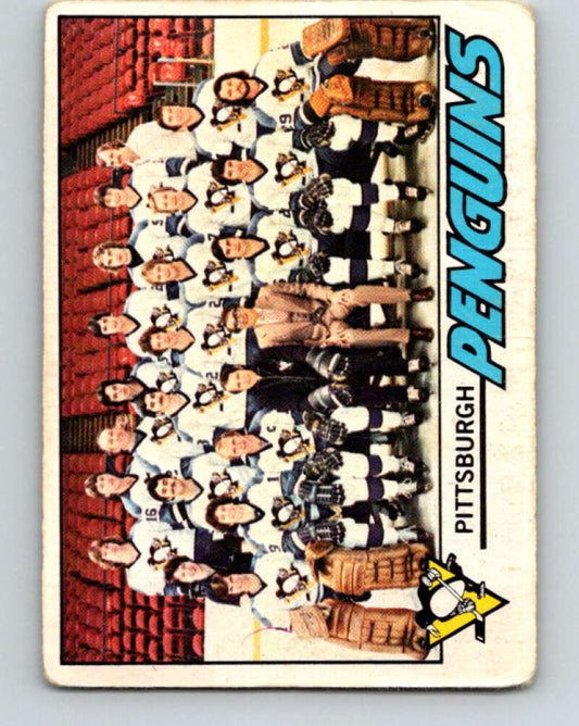 1977-78 O-Pee-Chee #84 Penguins Team  Pittsburgh Penguins  V13476