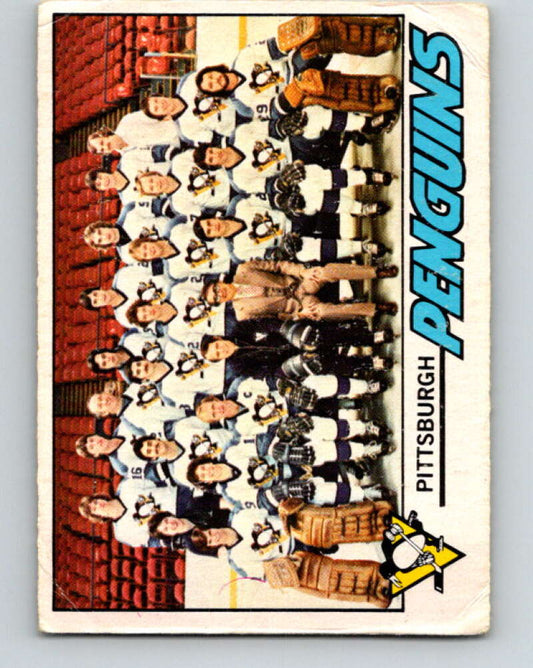 1977-78 O-Pee-Chee #84 Penguins Team  Pittsburgh Penguins  V13477