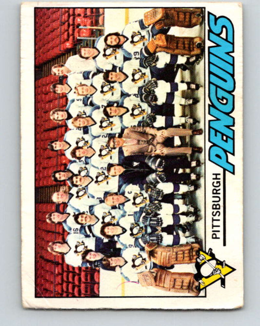 1977-78 O-Pee-Chee #84 Penguins Team  Pittsburgh Penguins  V13478