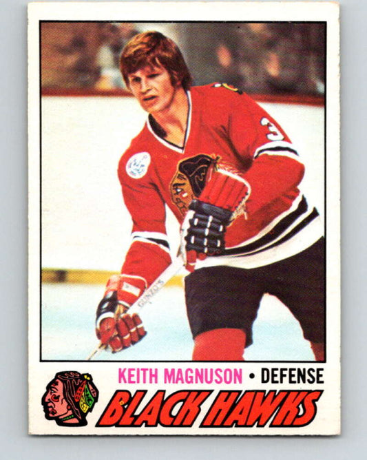 1977-78 O-Pee-Chee #89 Keith Magnuson  Chicago Blackhawks  V13498