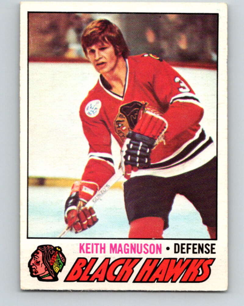 1977-78 O-Pee-Chee #89 Keith Magnuson  Chicago Blackhawks  V13499