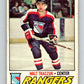 1977-78 O-Pee-Chee #90 Walt Tkaczuk  New York Rangers  V13511