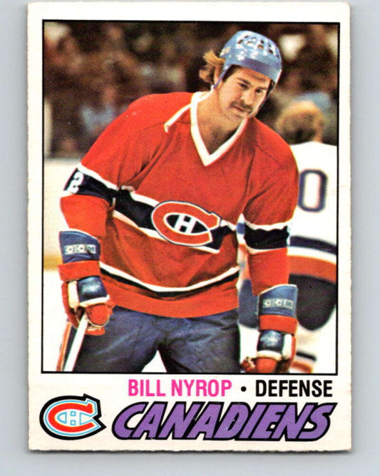 1977-78 O-Pee-Chee #91 Bill Nyrop  Montreal Canadiens  V13512