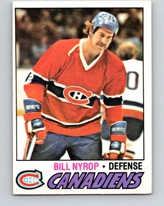 1977-78 O-Pee-Chee #91 Bill Nyrop  Montreal Canadiens  V13513