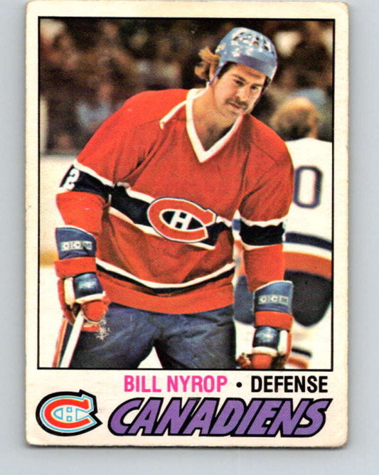 1977-78 O-Pee-Chee #91 Bill Nyrop  Montreal Canadiens  V13515