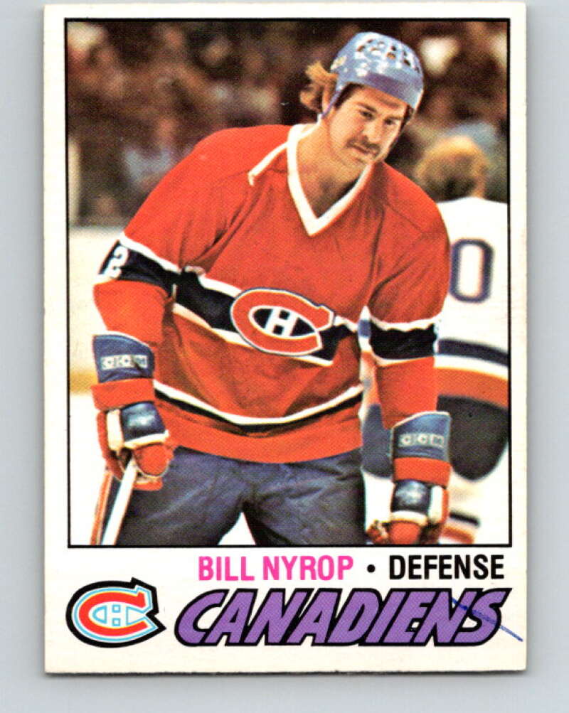 1977-78 O-Pee-Chee #91 Bill Nyrop  Montreal Canadiens  V13516