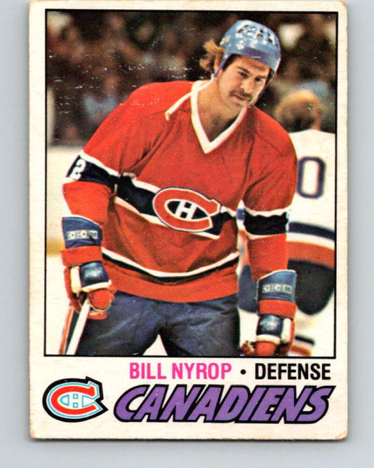 1977-78 O-Pee-Chee #91 Bill Nyrop  Montreal Canadiens  V13518