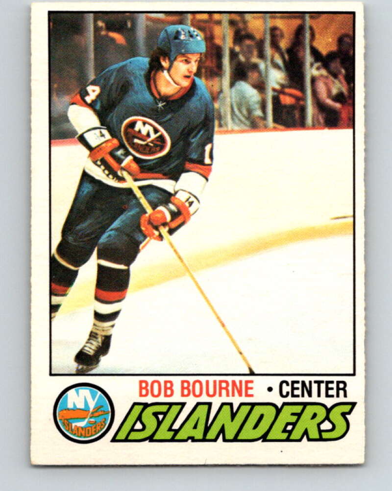 1977-78 O-Pee-Chee #93 Bob Bourne  New York Islanders  V13526