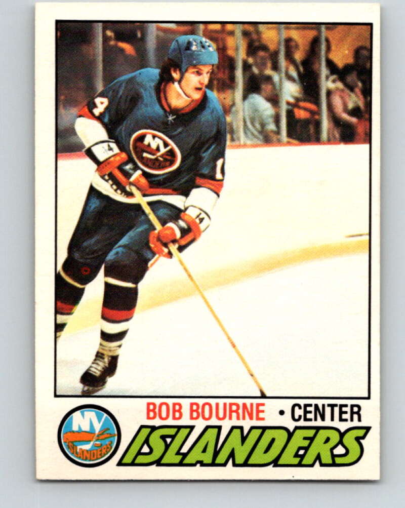 1977-78 O-Pee-Chee #93 Bob Bourne  New York Islanders  V13527