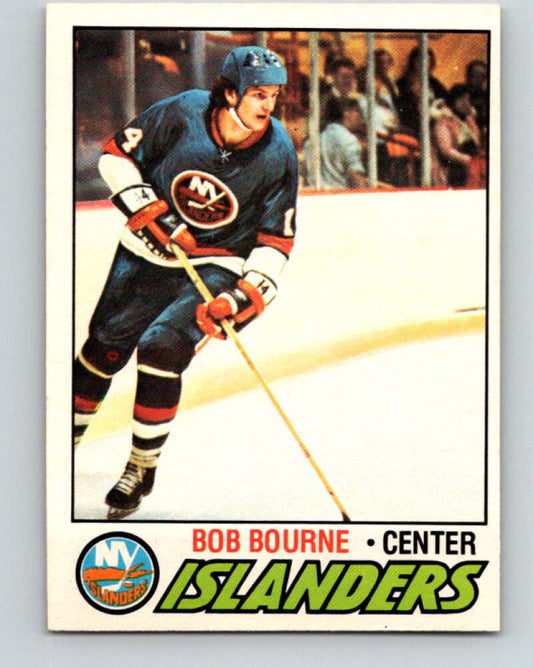 1977-78 O-Pee-Chee #93 Bob Bourne  New York Islanders  V13527