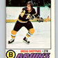 1977-78 O-Pee-Chee #95 Gregg Sheppard  Boston Bruins  V13534