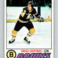1977-78 O-Pee-Chee #95 Gregg Sheppard  Boston Bruins  V13537