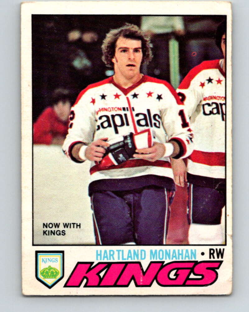 1977-78 O-Pee-Chee #96 Hartland Monahan  Los Angeles Kings  V13540