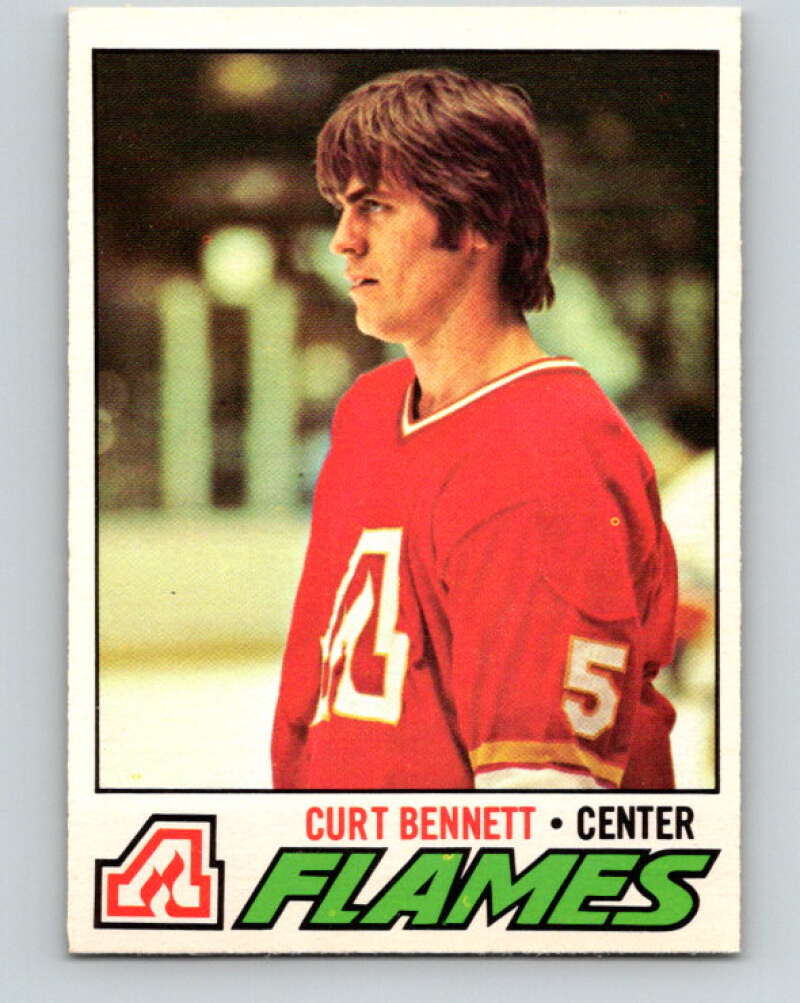 1977-78 O-Pee-Chee #97 Curt Bennett  Atlanta Flames  V13550