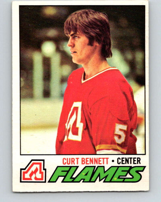 1977-78 O-Pee-Chee #97 Curt Bennett  Atlanta Flames  V13551