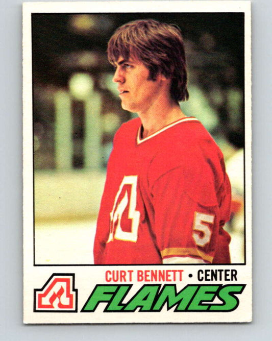 1977-78 O-Pee-Chee #97 Curt Bennett  Atlanta Flames  V13552