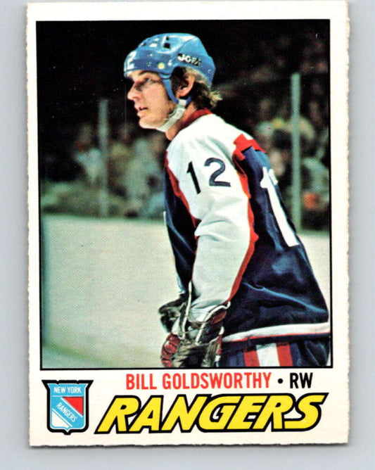 1977-78 O-Pee-Chee #99 Bill Goldsworthy  New York Rangers  V13561