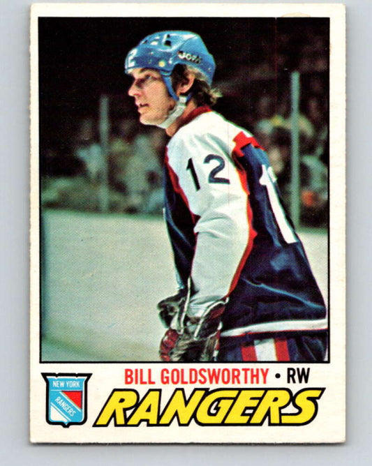 1977-78 O-Pee-Chee #99 Bill Goldsworthy  New York Rangers  V13562