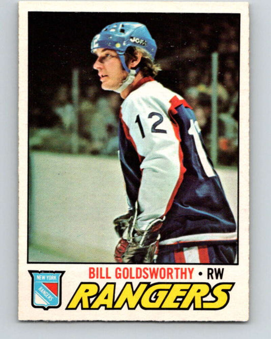 1977-78 O-Pee-Chee #99 Bill Goldsworthy  New York Rangers  V13563