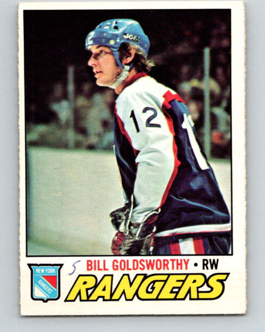 1977-78 O-Pee-Chee #99 Bill Goldsworthy  New York Rangers  V13565