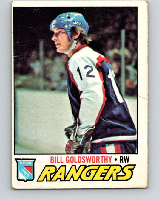 1977-78 O-Pee-Chee #99 Bill Goldsworthy  New York Rangers  V13568