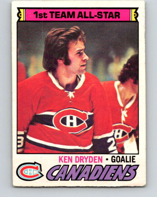 1977-78 O-Pee-Chee #100 Ken Dryden AS  Montreal Canadiens  V13570