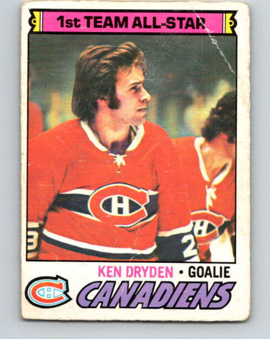 1977-78 O-Pee-Chee #100 Ken Dryden AS  Montreal Canadiens  V13571