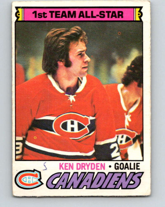 1977-78 O-Pee-Chee #100 Ken Dryden AS  Montreal Canadiens  V13574