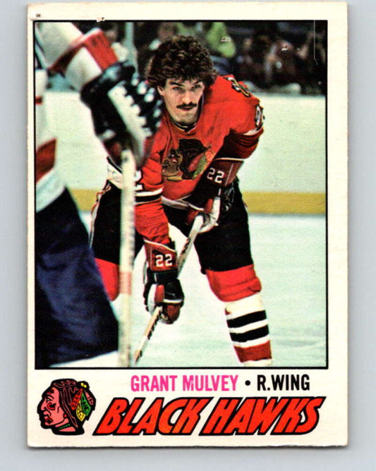 1977-78 O-Pee-Chee #101 Grant Mulvey  Chicago Blackhawks  V13576