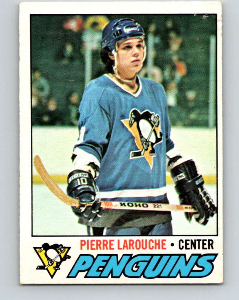 1977-78 O-Pee-Chee #102 Pierre Larouche  Pittsburgh Penguins  V13587