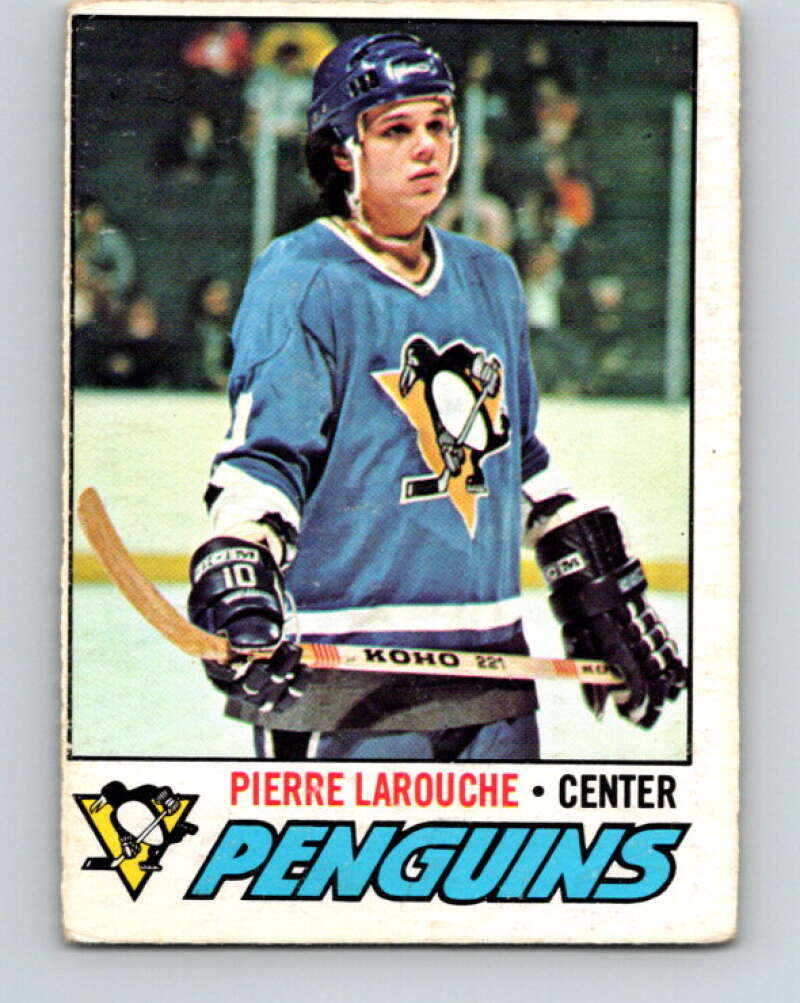 1977-78 O-Pee-Chee #102 Pierre Larouche  Pittsburgh Penguins  V13588