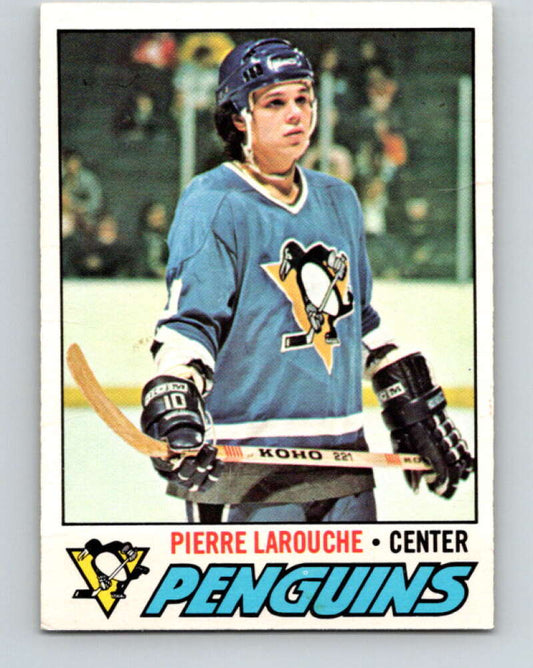 1977-78 O-Pee-Chee #102 Pierre Larouche  Pittsburgh Penguins  V13589