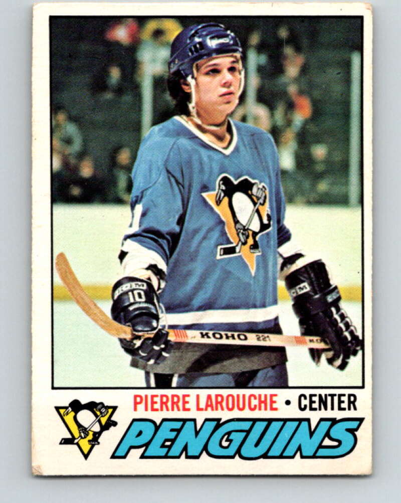 1977-78 O-Pee-Chee #102 Pierre Larouche  Pittsburgh Penguins  V13590