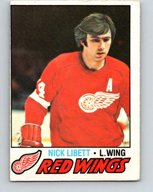 1977-78 O-Pee-Chee #103 Nick Libett  Detroit Red Wings  V13592