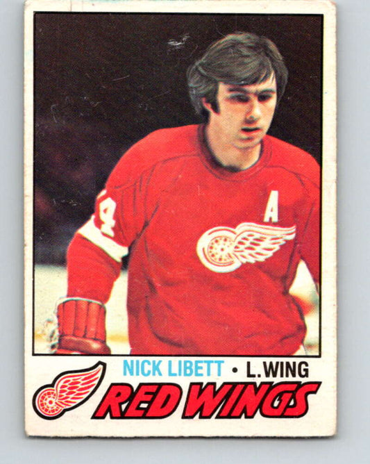 1977-78 O-Pee-Chee #103 Nick Libett  Detroit Red Wings  V13593